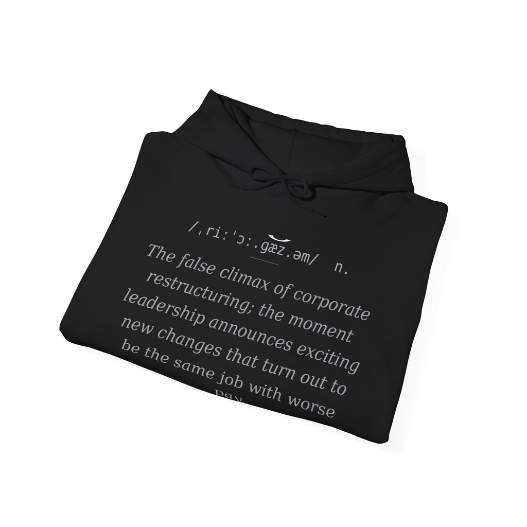 Reorgasm — Dark Definitions Hoodie