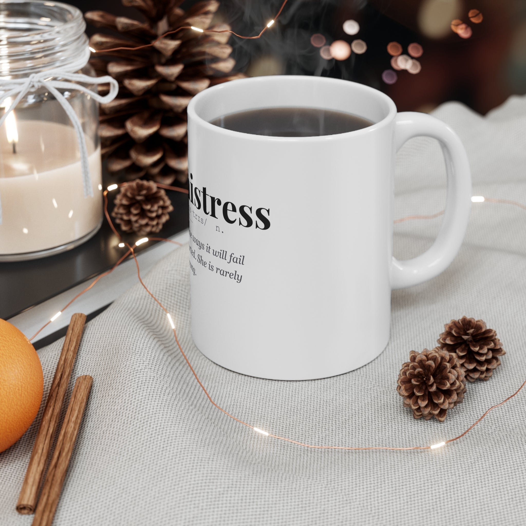 Pessimistress, Dark Definitions Mug