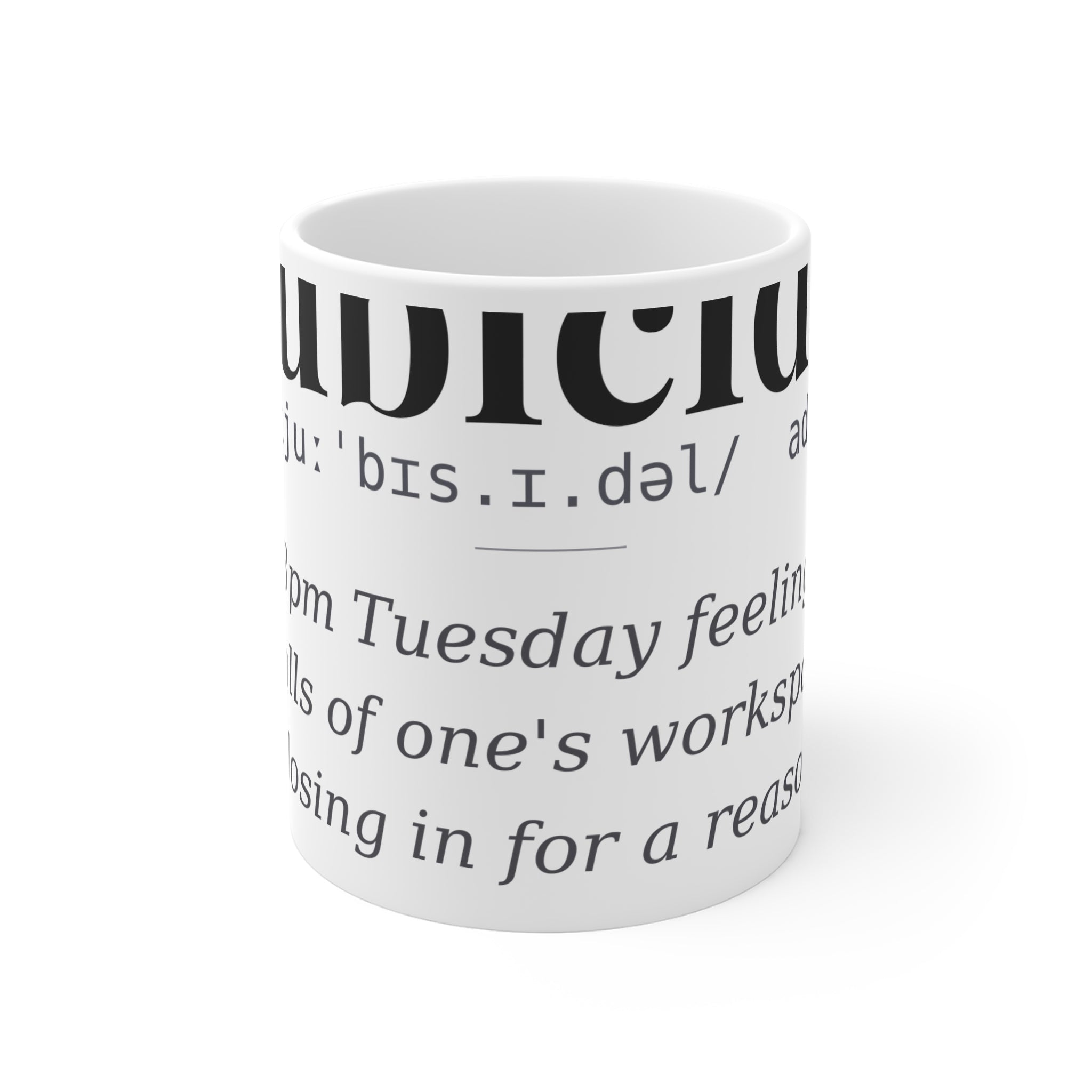 Cubicidal, Dark Definitions Mug