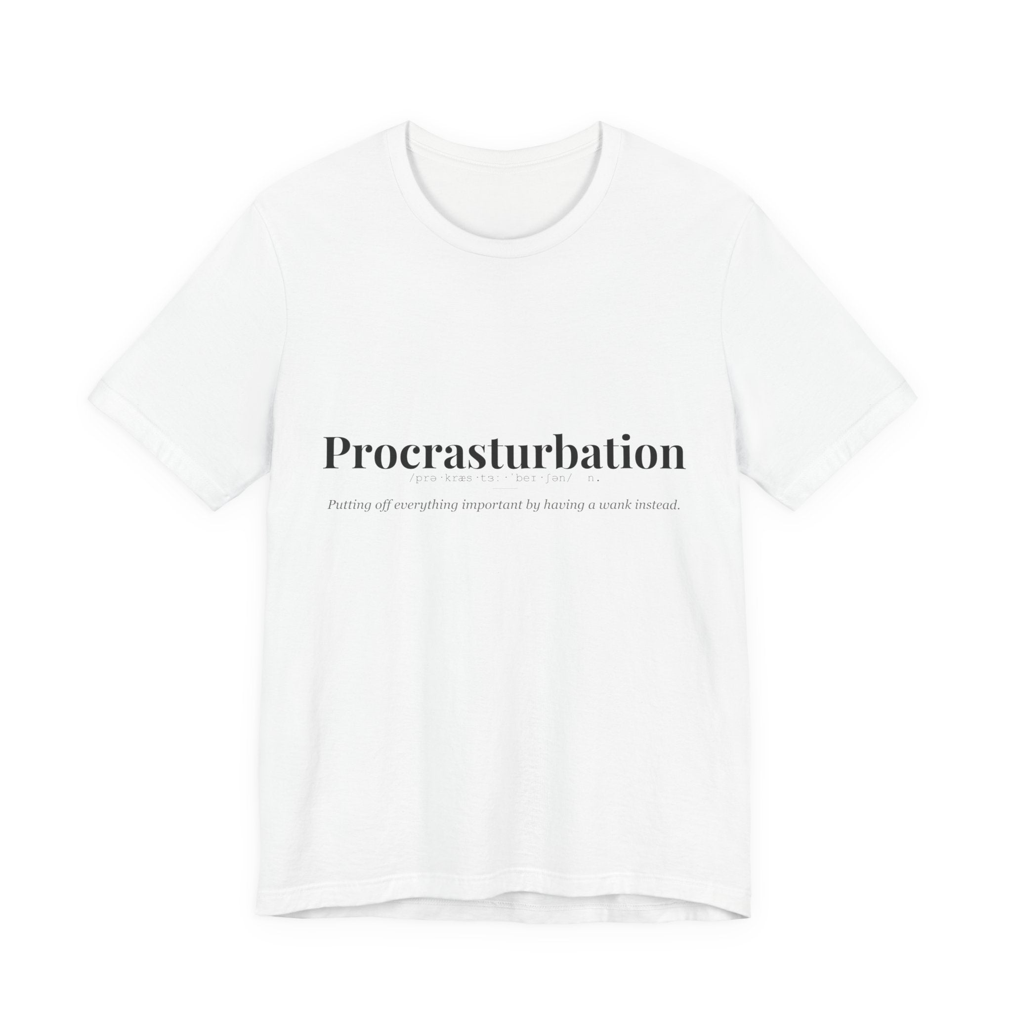 Procrasturbation tshirt