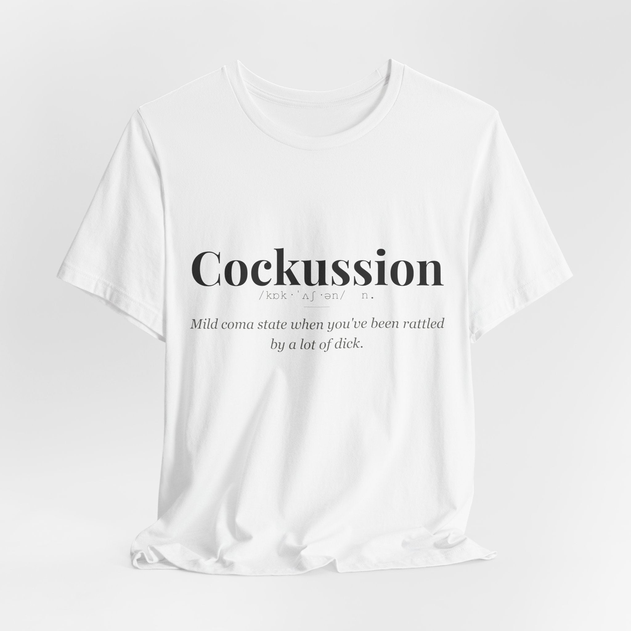 Cockussion tshirt