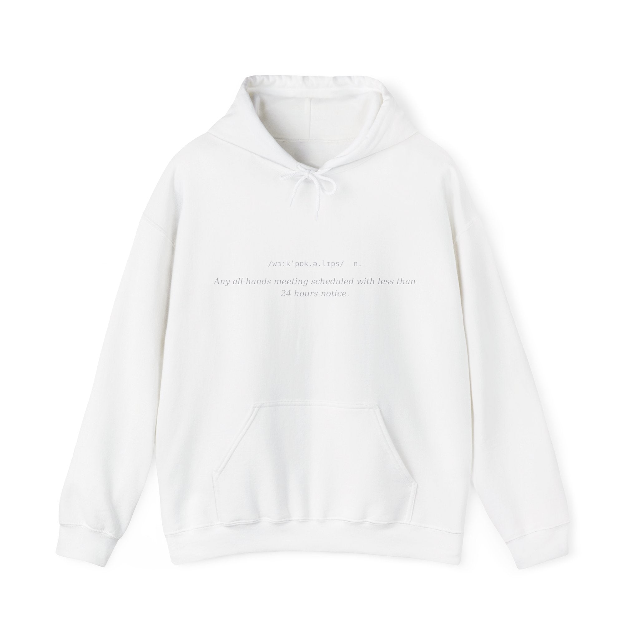 Workpocalypse, Dark Definitions Hoodie