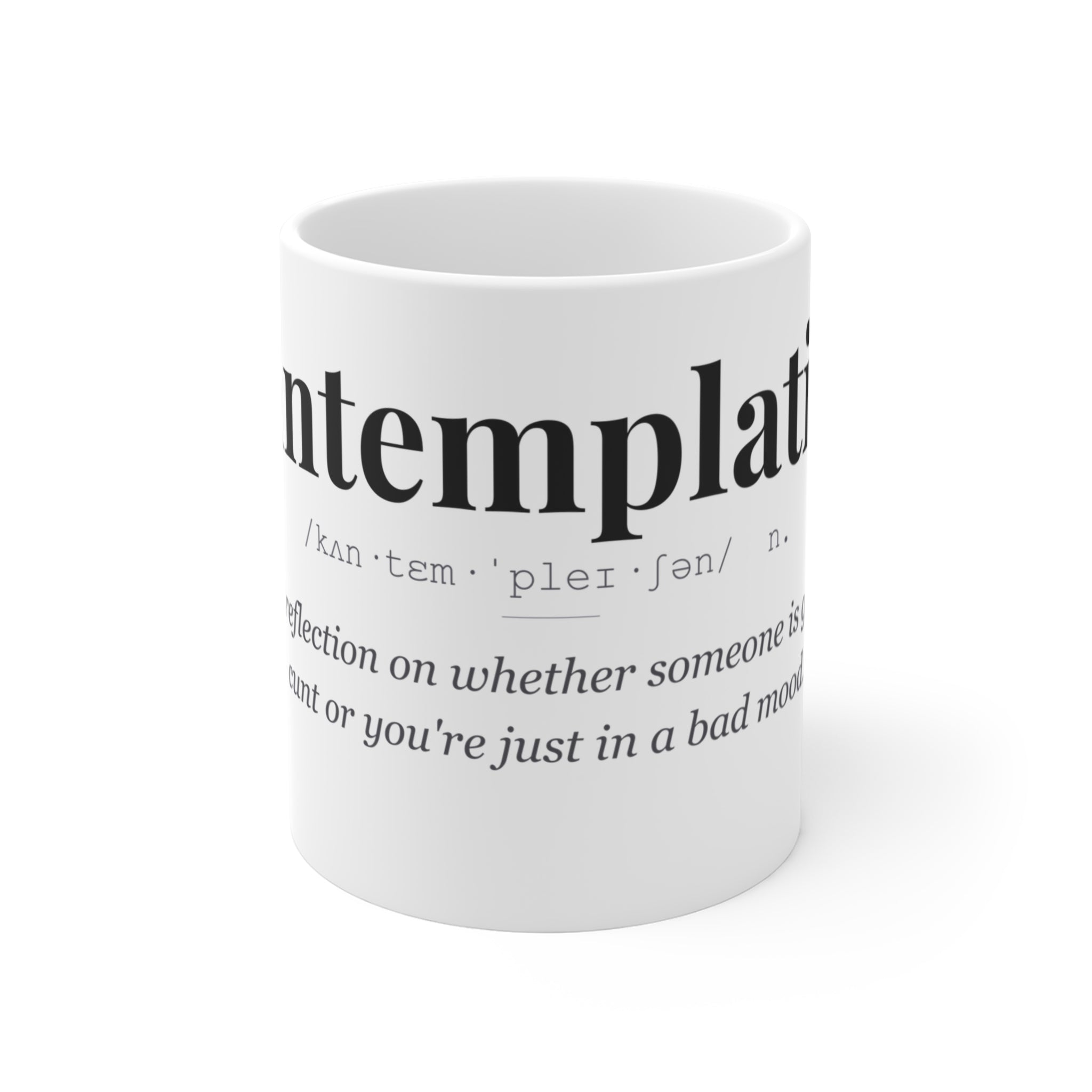 Cuntemplation mug