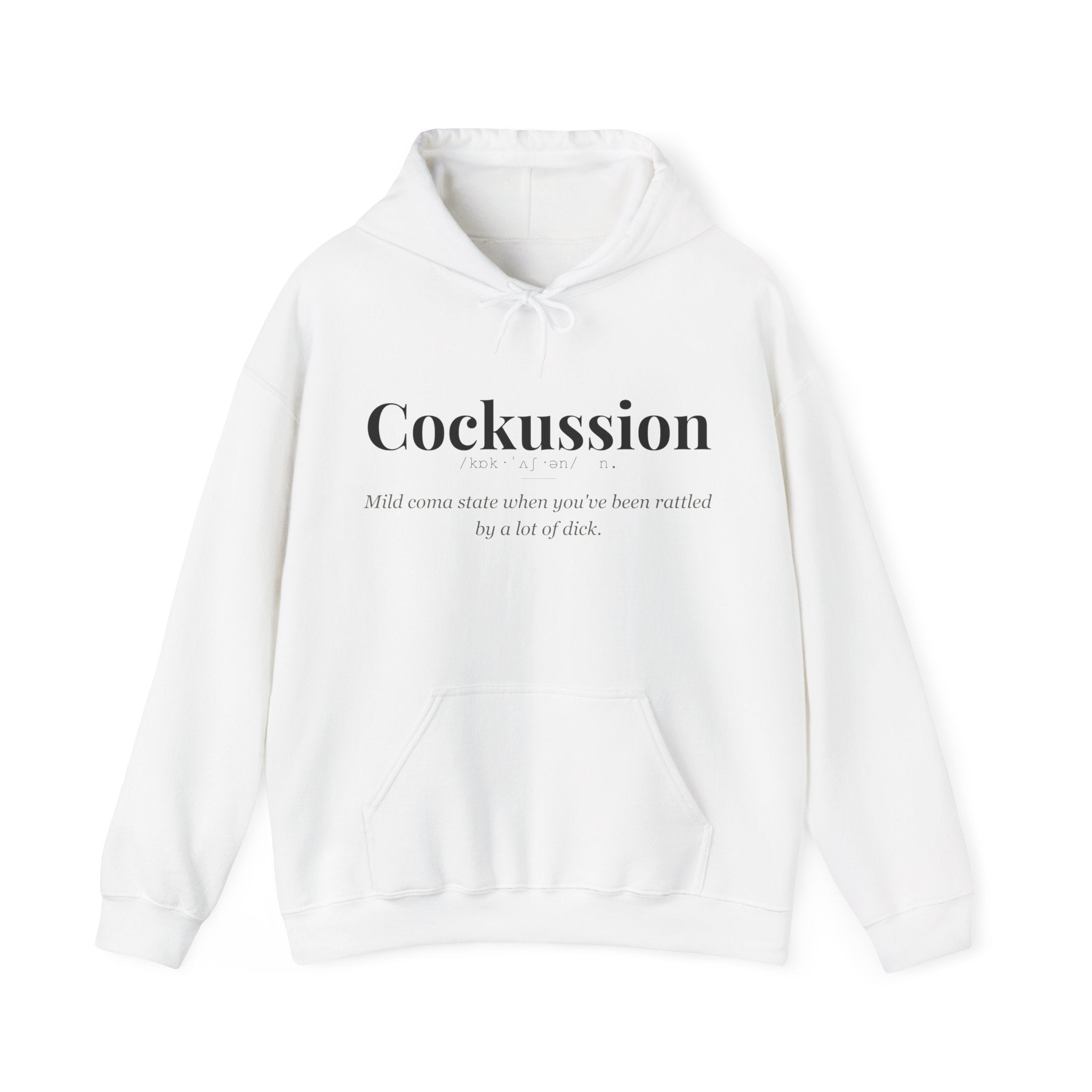 Cockussion hoodie