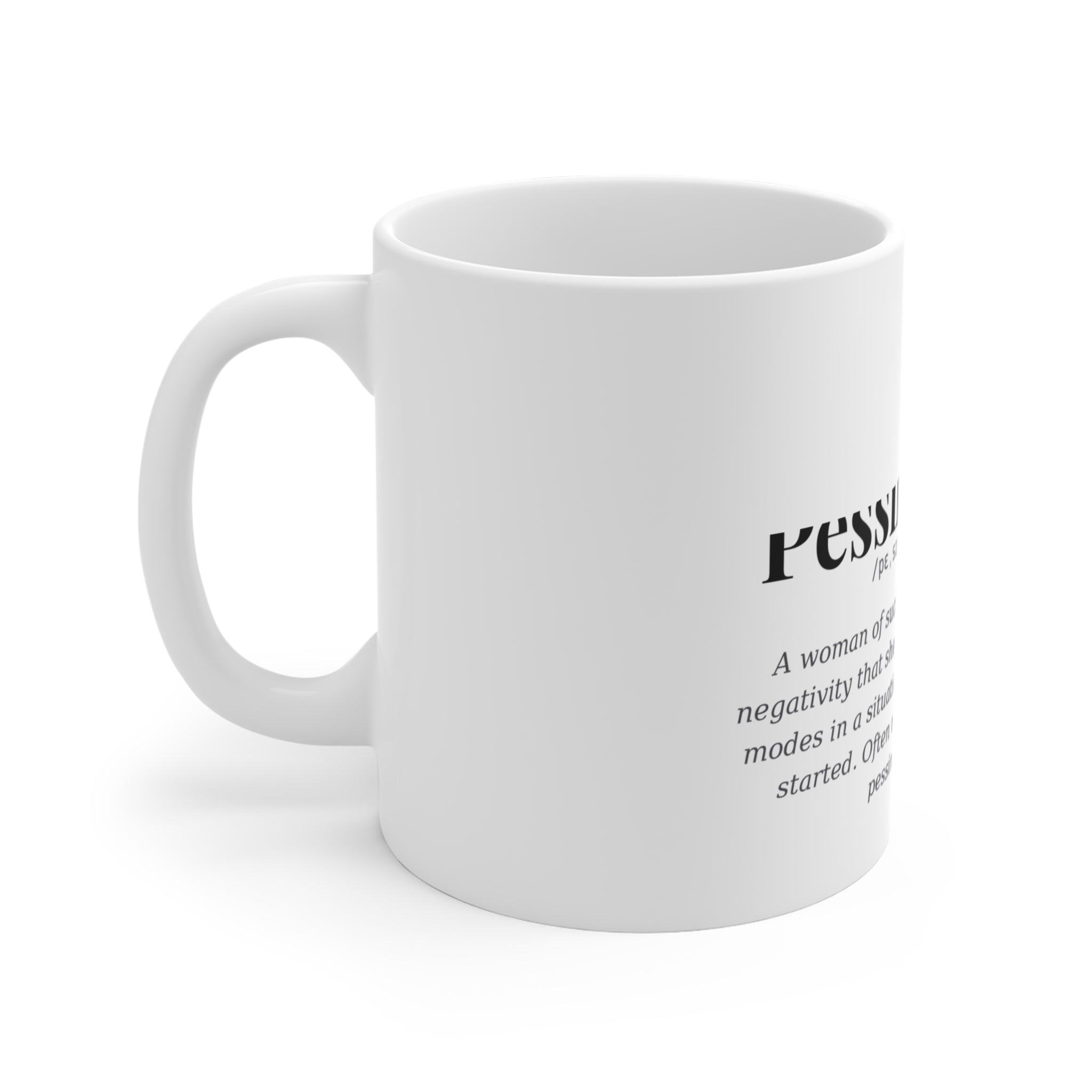 Pessimistress — Dark Definitions Mug
