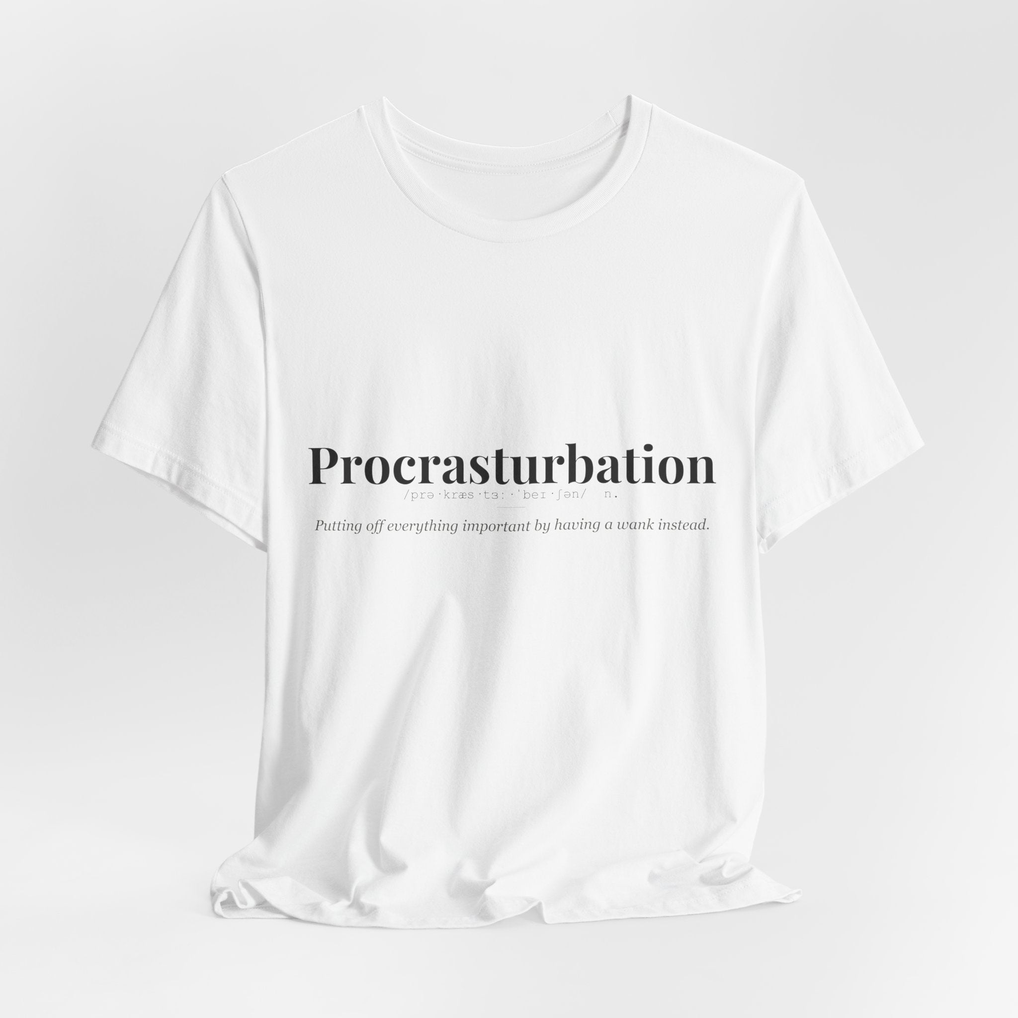 Procrasturbation tshirt