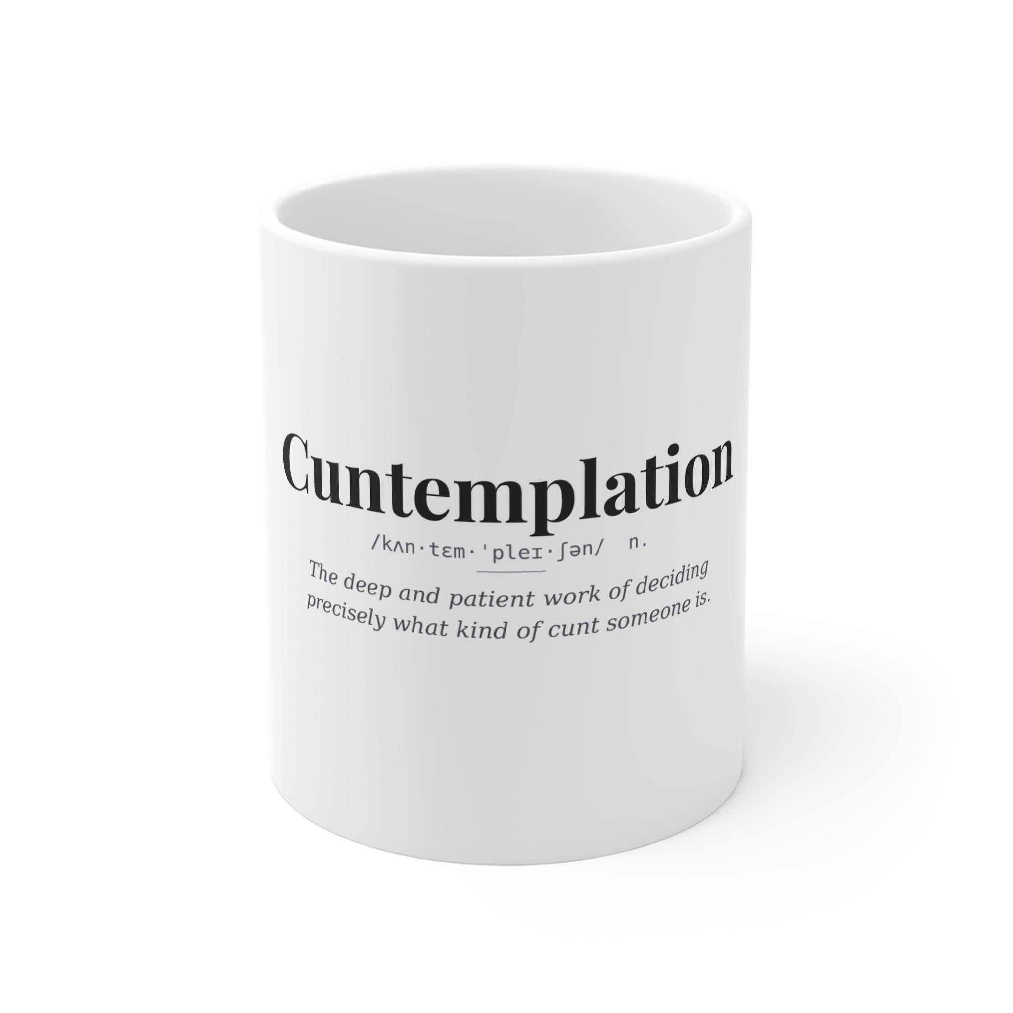 Cuntemplation, Dark Definitions Mug