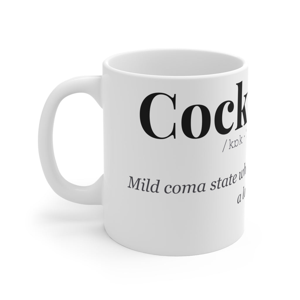 Cockussion mug