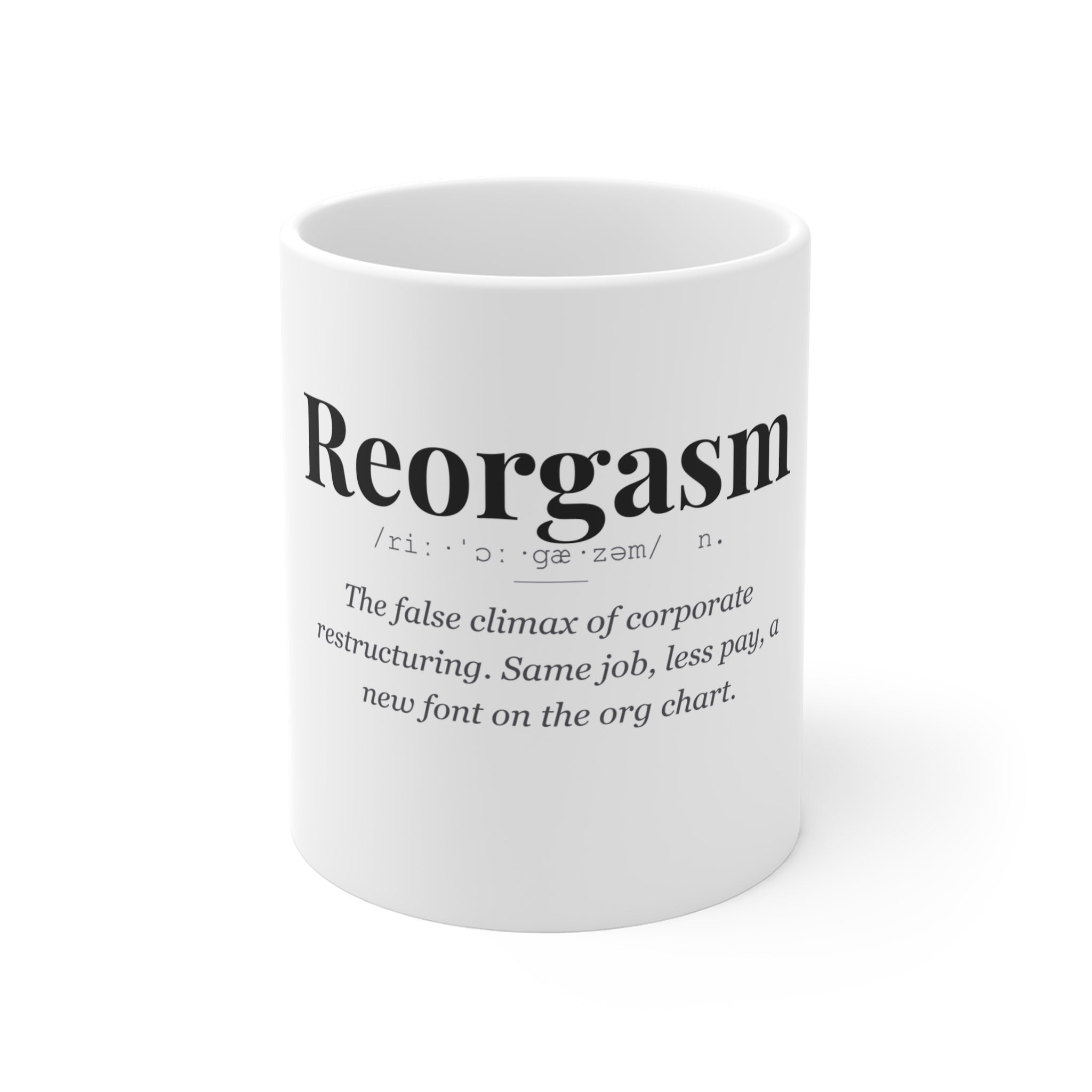 Reorgasm, Dark Definitions Mug