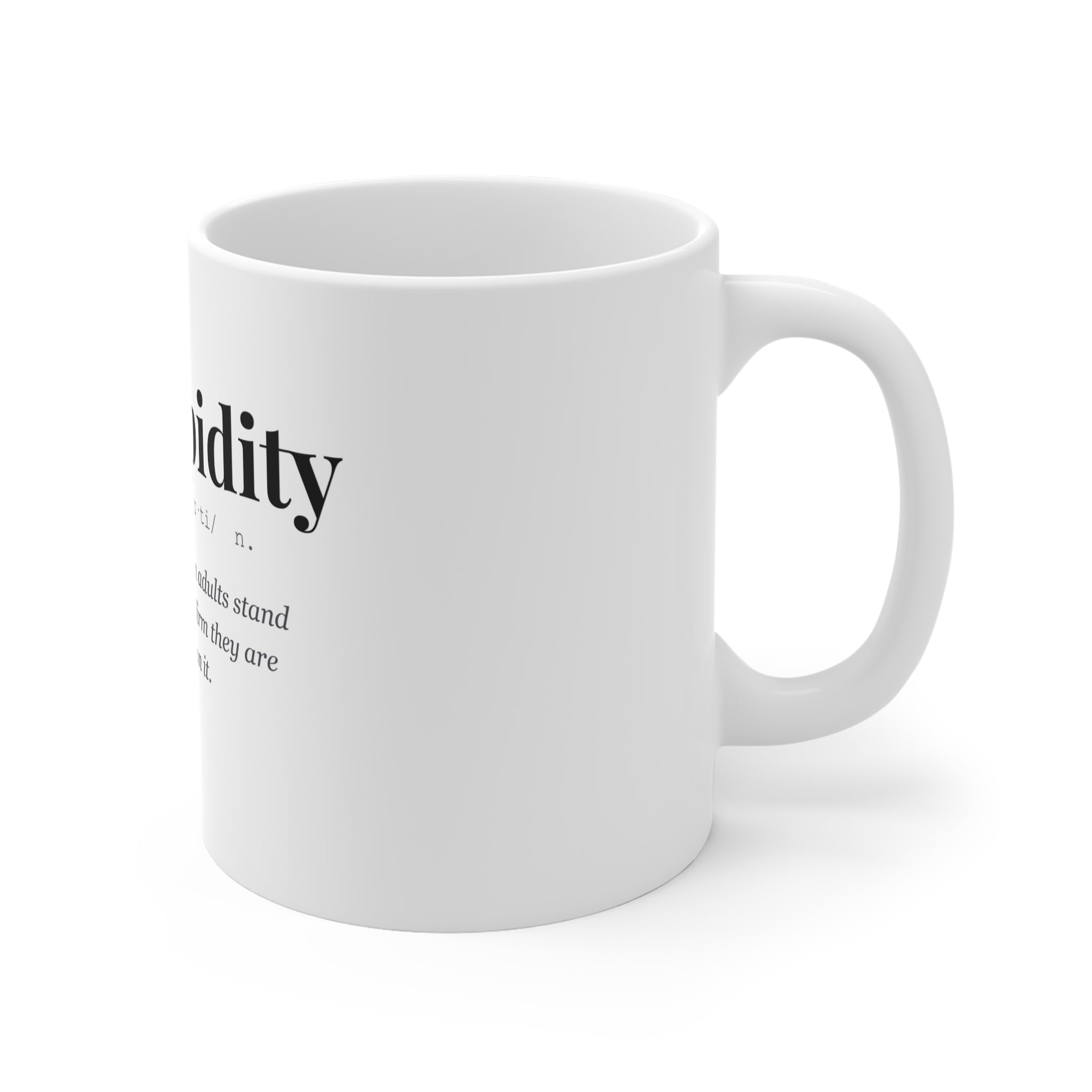 Standupidity, Dark Definitions Mug