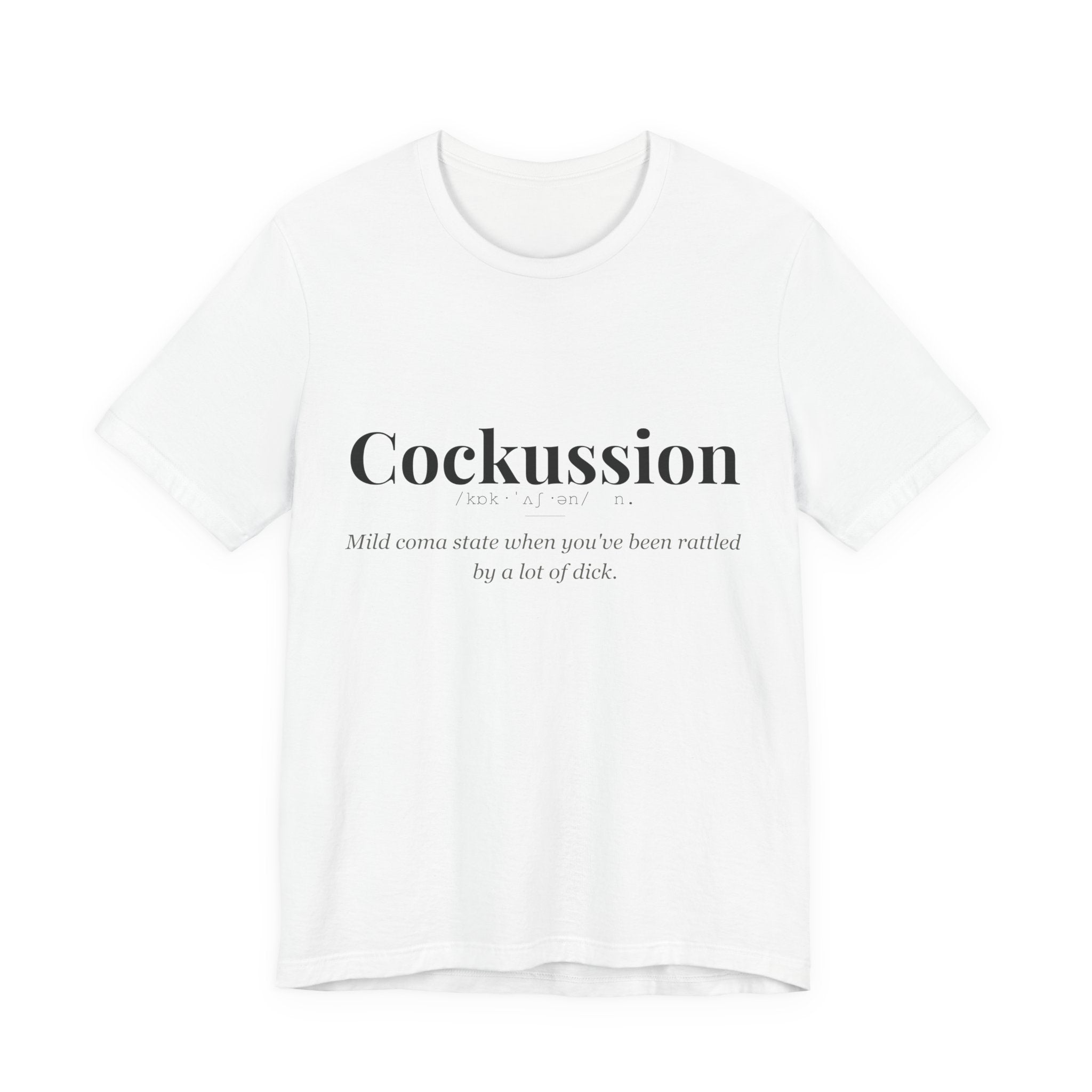 Cockussion tshirt