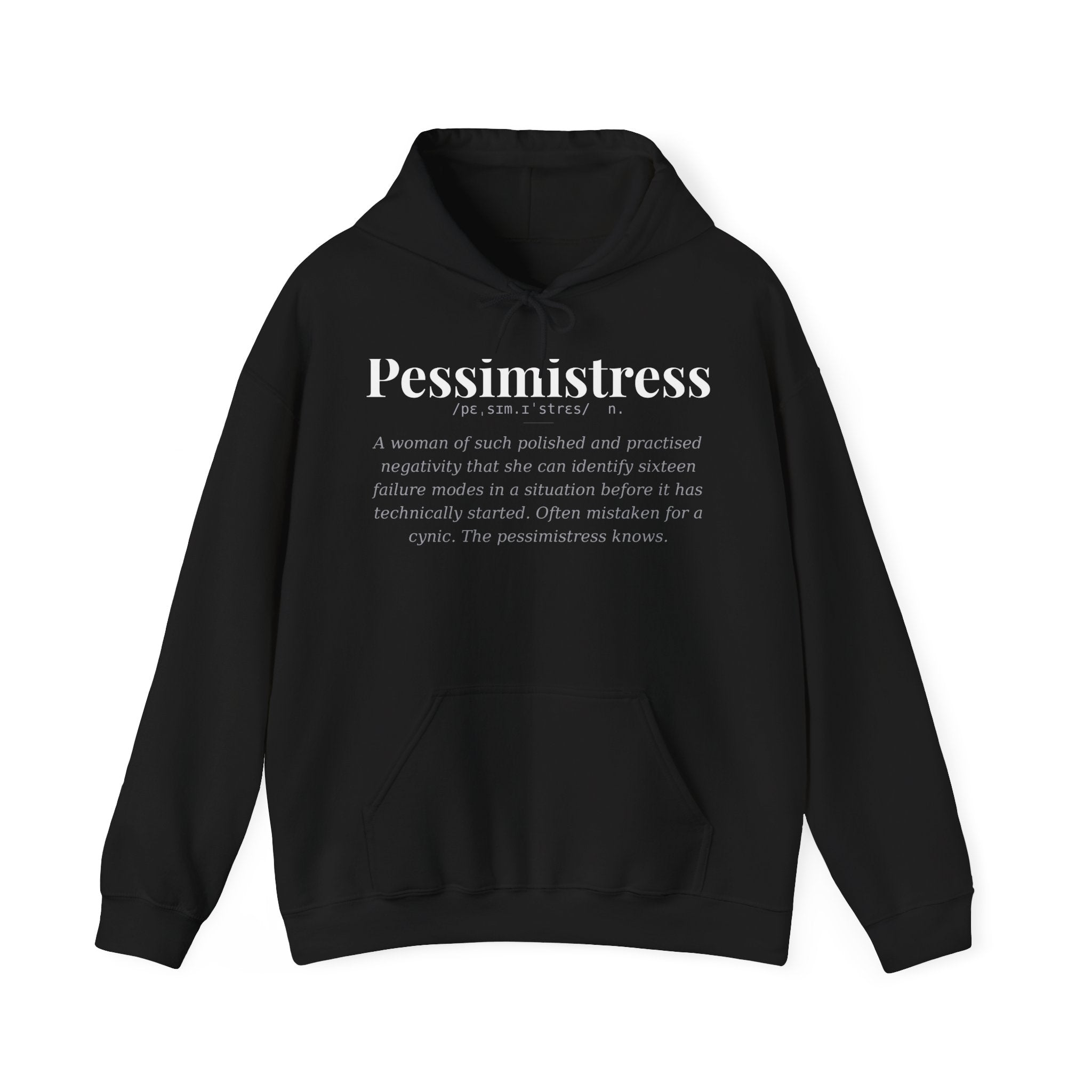 Pessimistress, Dark Definitions Hoodie