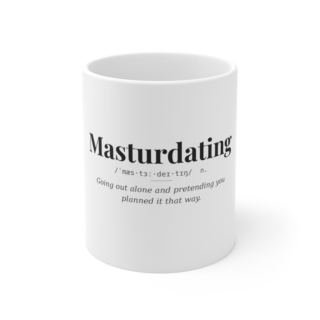 Masturdating, Dark Definitions Mug
