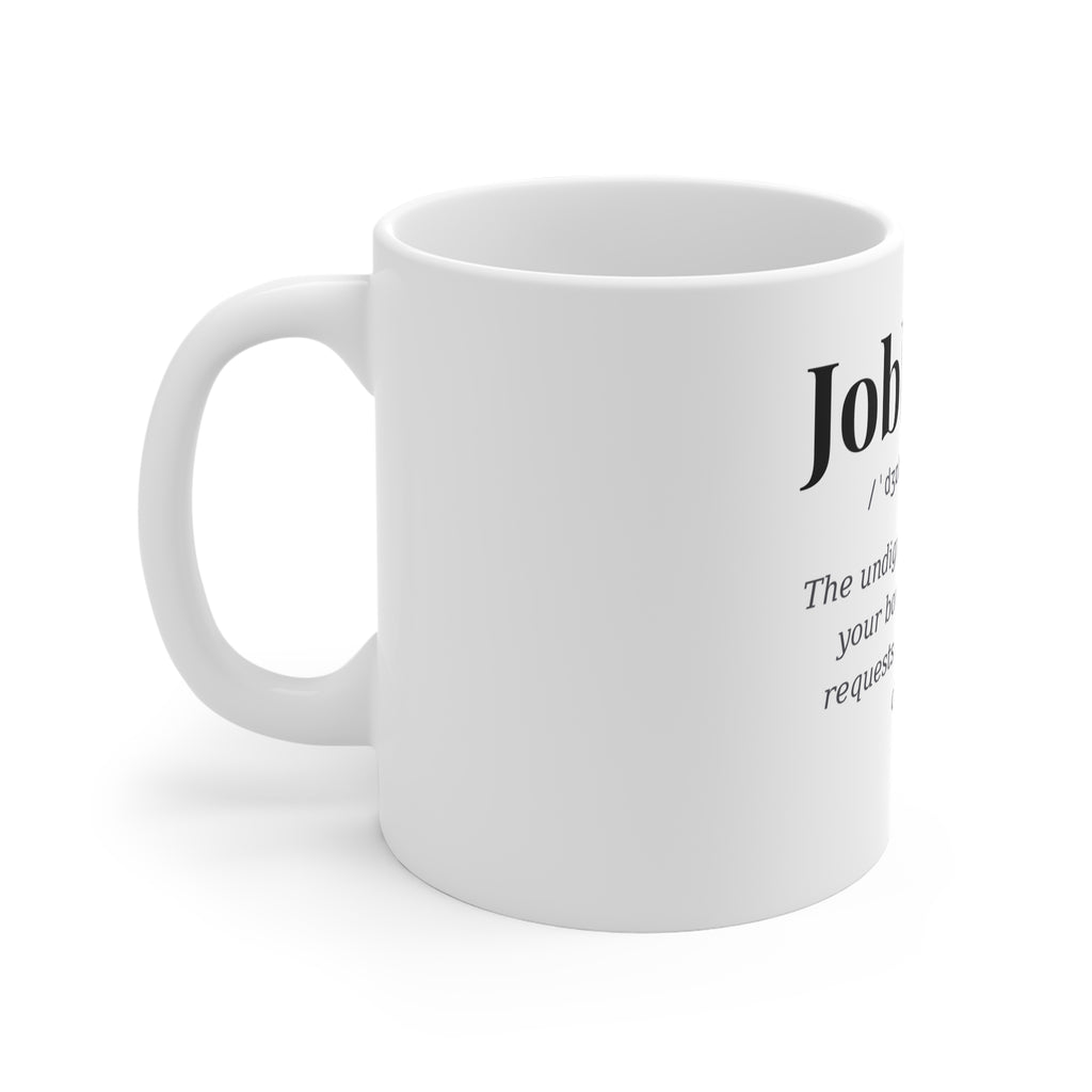 Jobby Jog, Dark Definitions Mug