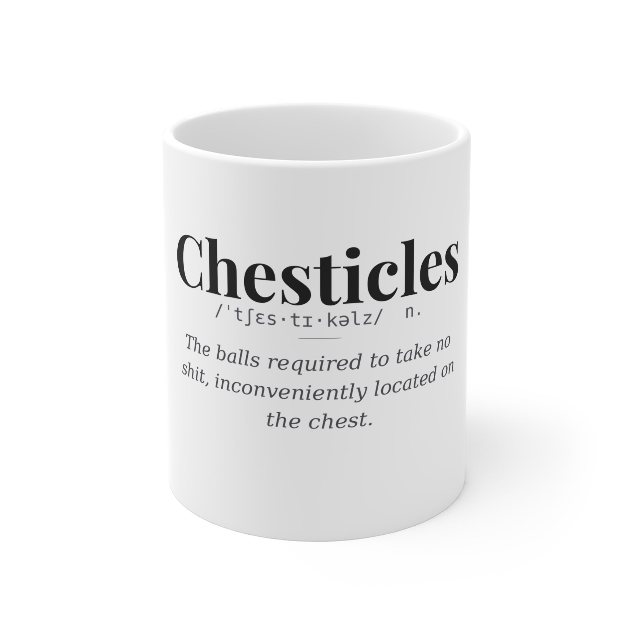 Chesticles, Dark Definitions Mug