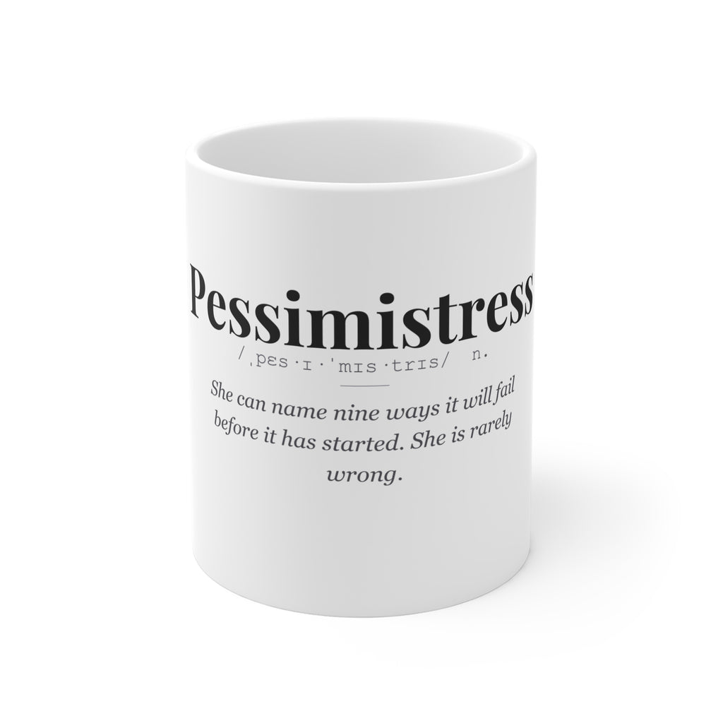 Pessimistress, Dark Definitions Mug