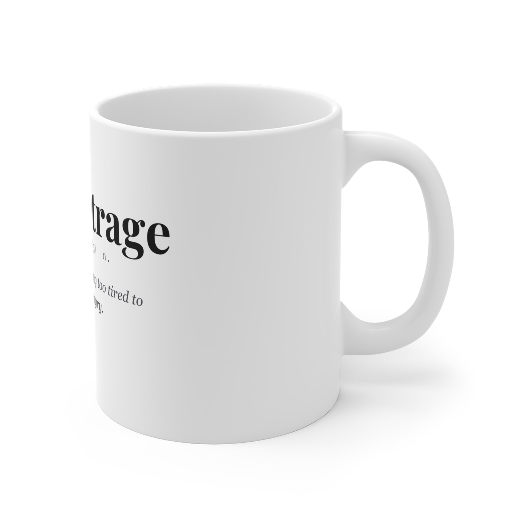 Burnoutrage — Dark Definitions Mug