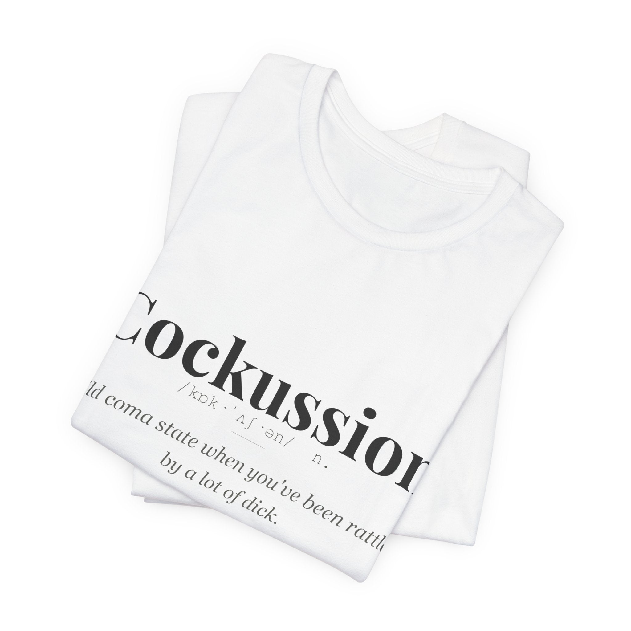 Cockussion tshirt