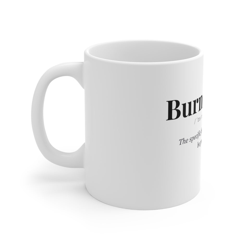 Burnoutrage — Dark Definitions Mug