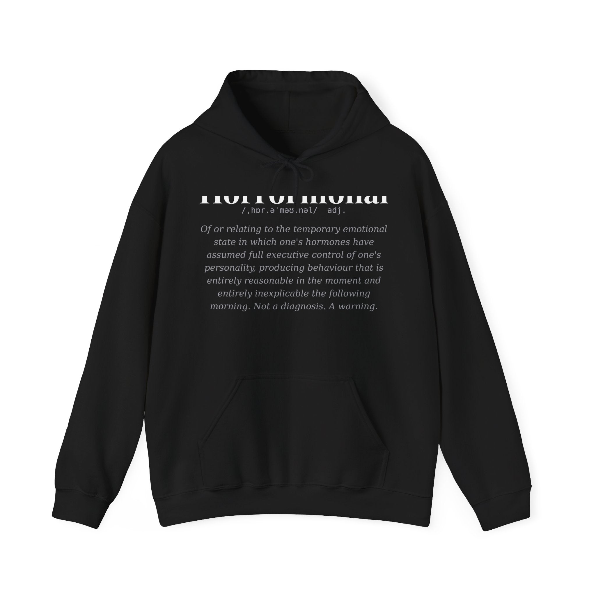 Horrormonal, Dark Definitions Hoodie