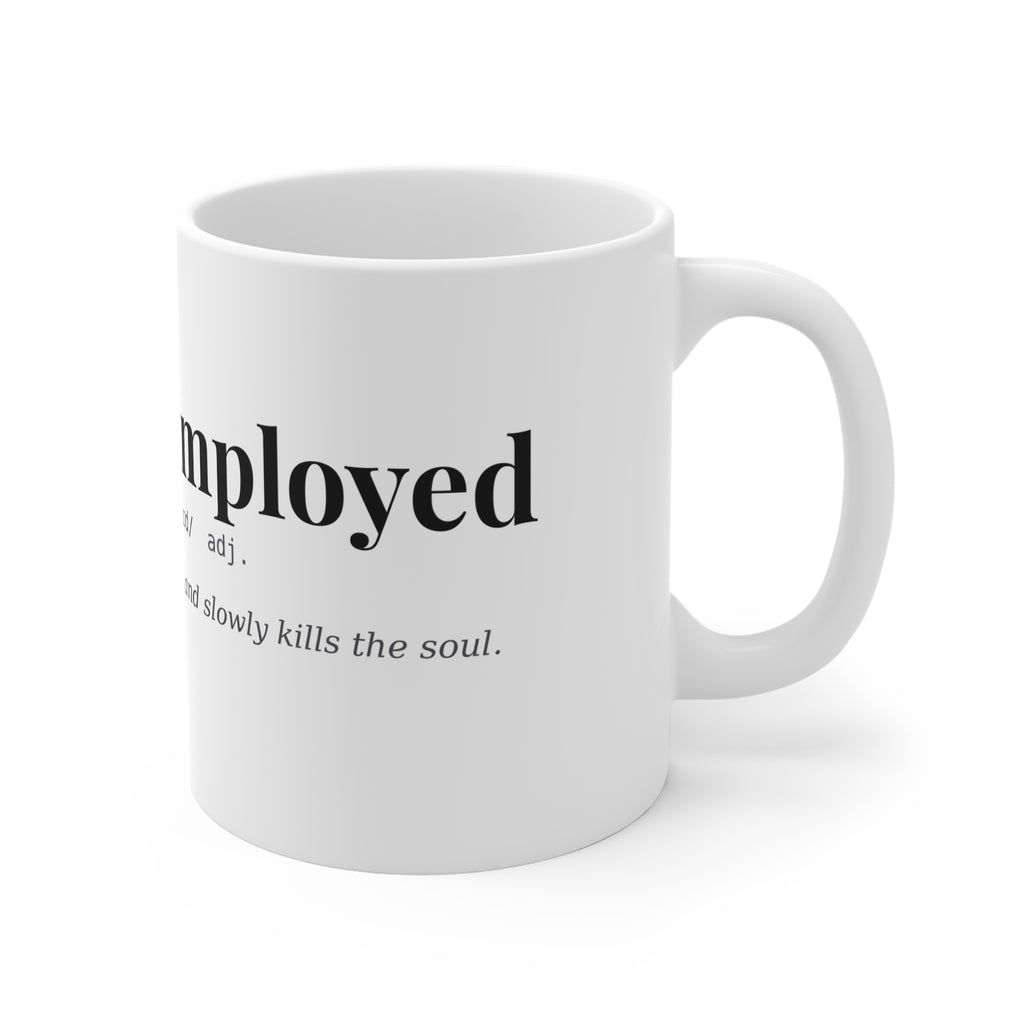 Underwhelmployed, Dark Definitions Mug