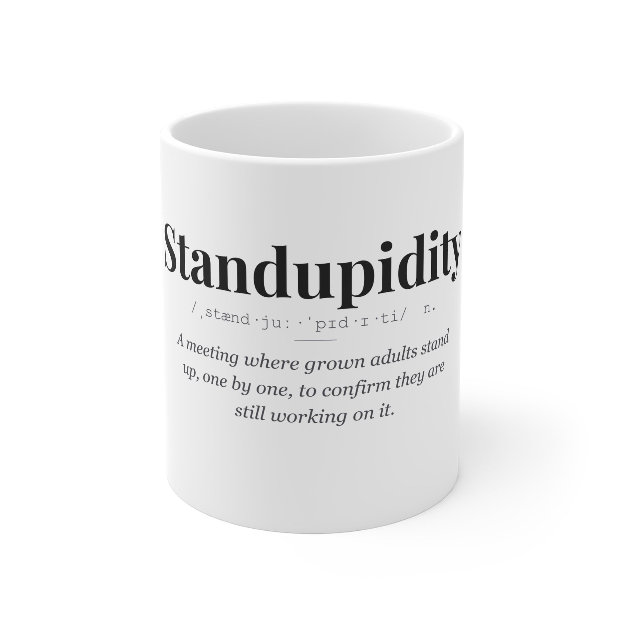 Standupidity, Dark Definitions Mug