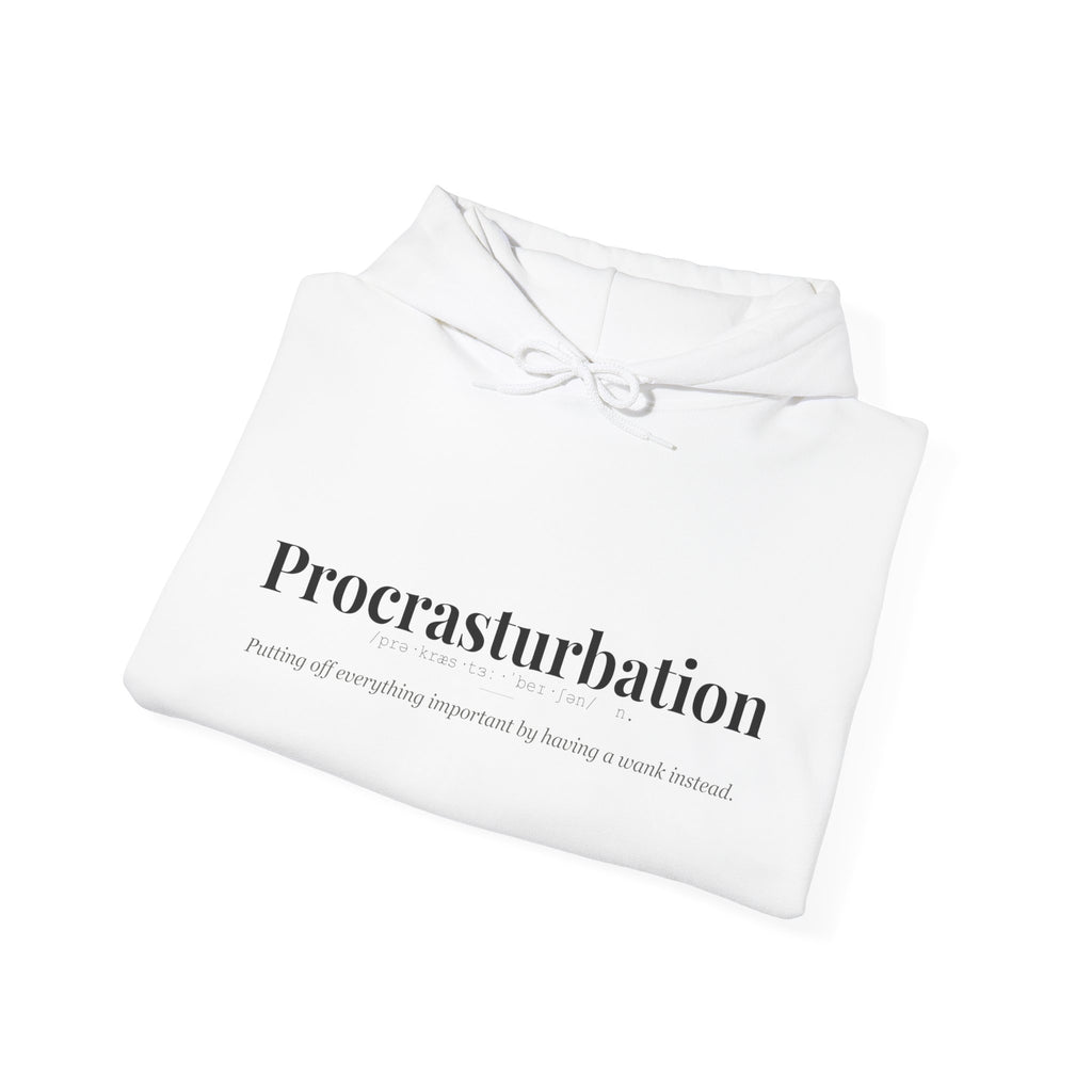 Procrasturbation hoodie