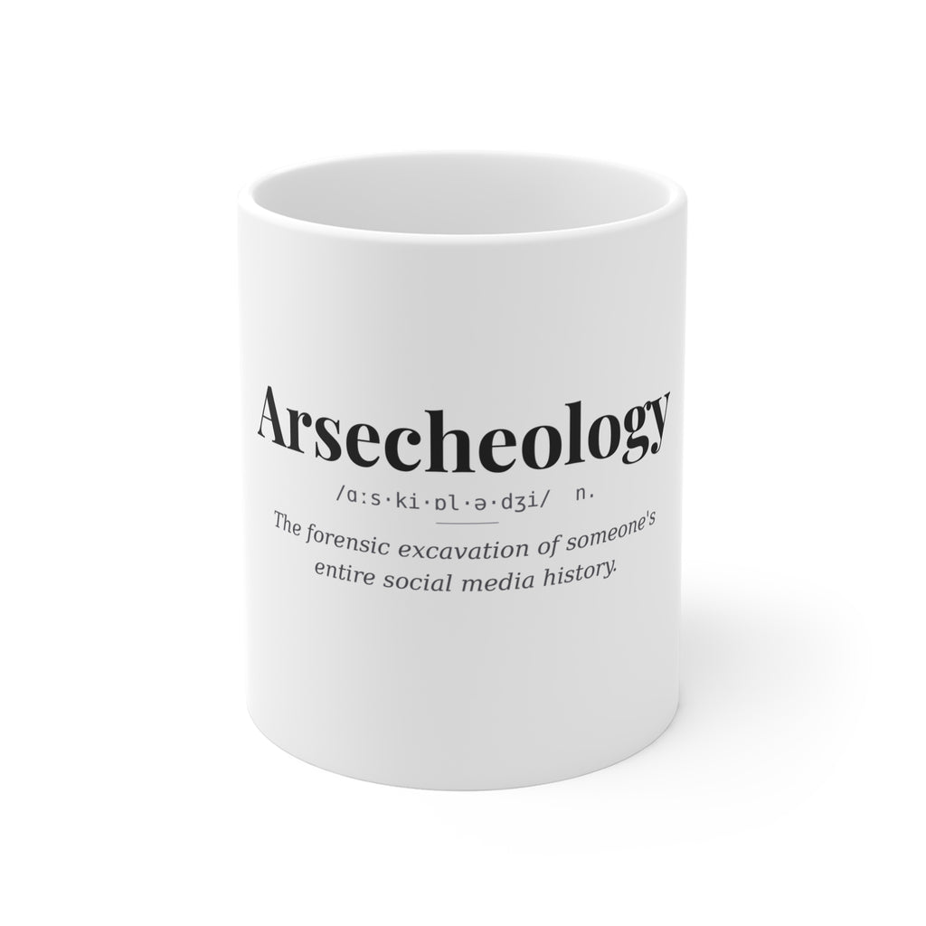 Arsecheology, Dark Definitions Mug