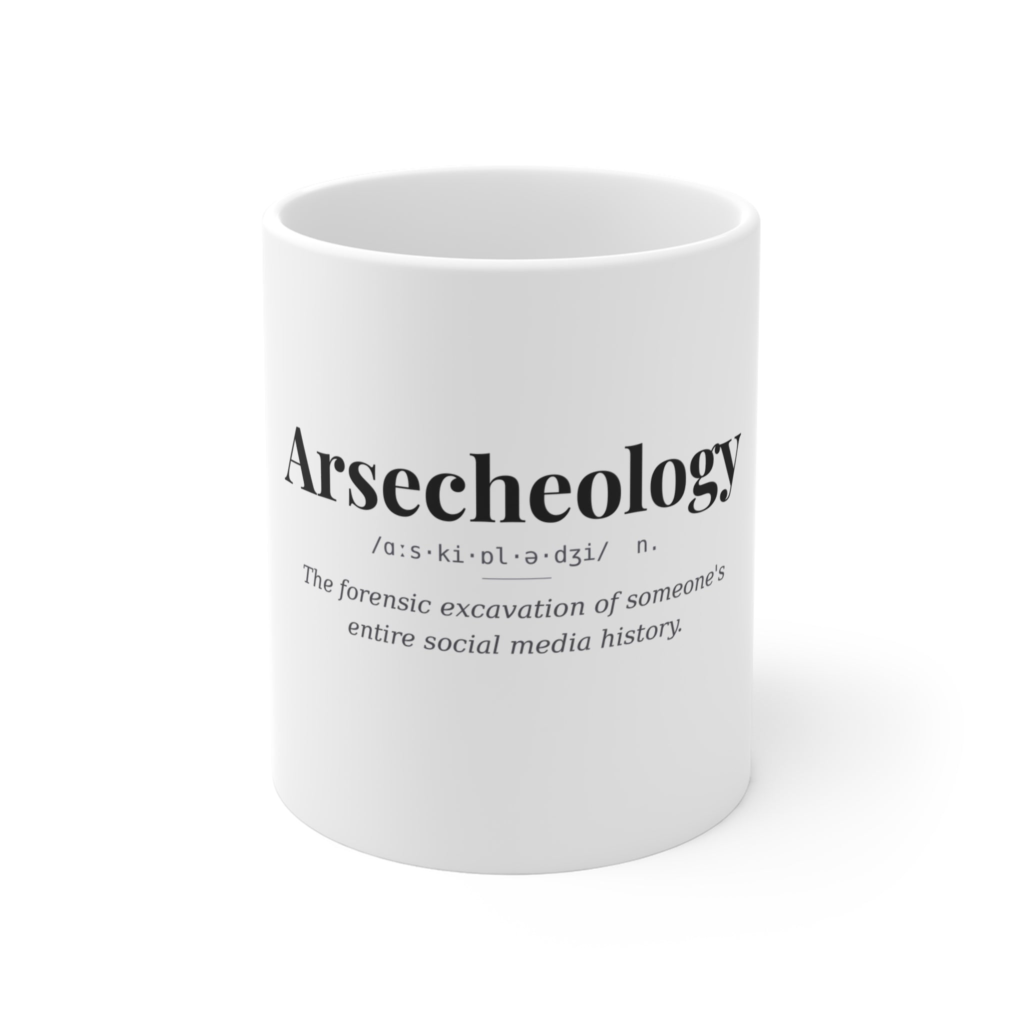 Arsecheology, Dark Definitions Mug