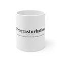 Procrasturbation mug