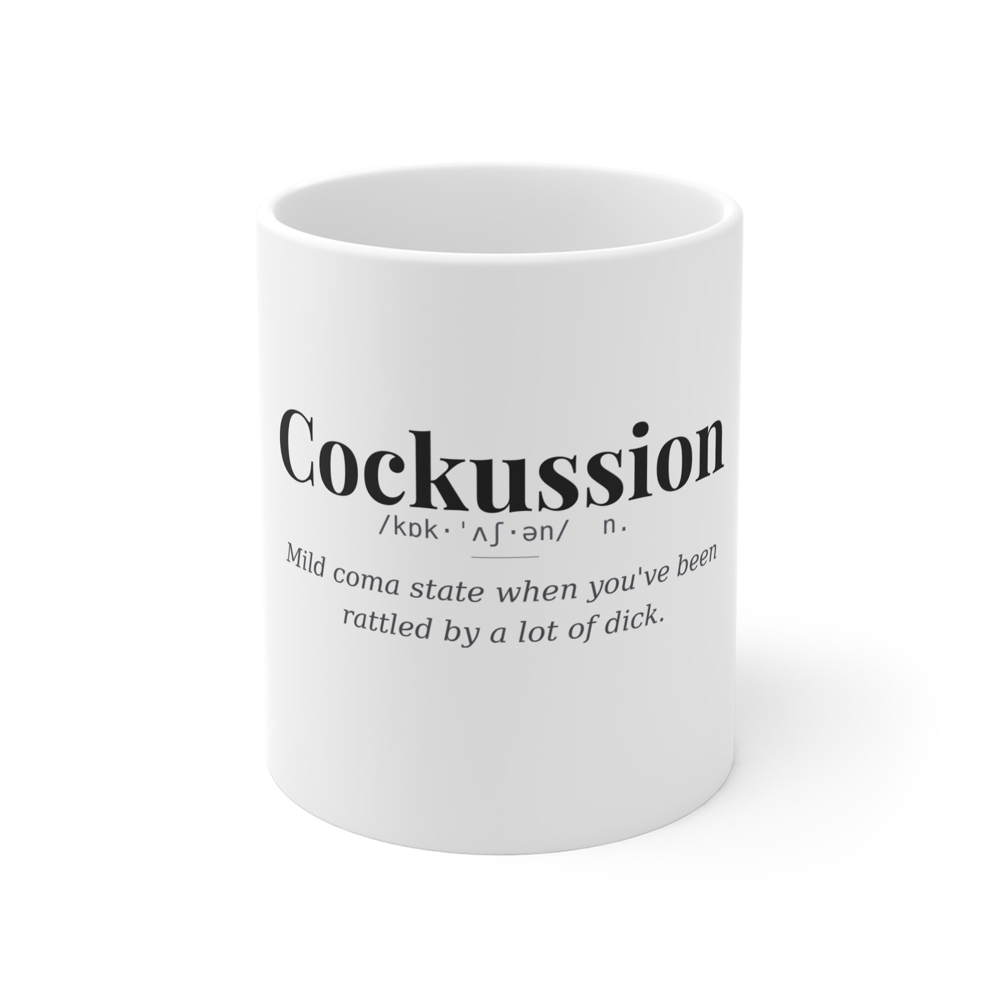 Cockussion, Dark Definitions Mug