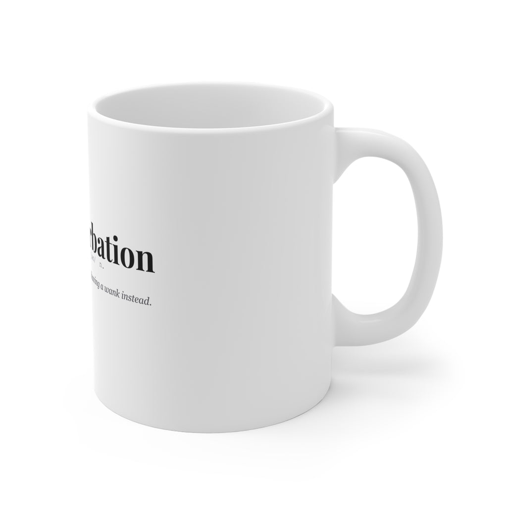 Procrasturbation mug