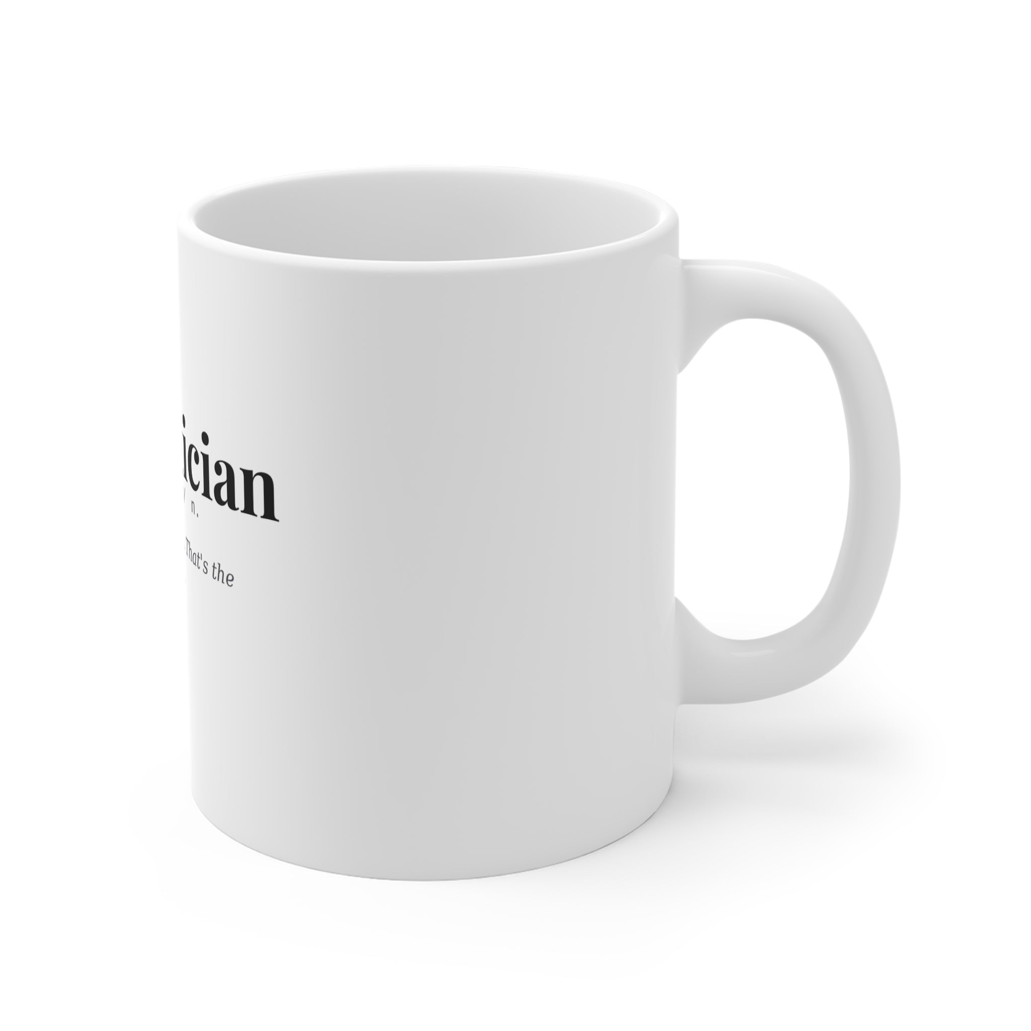 Bollocktician, Dark Definitions Mug