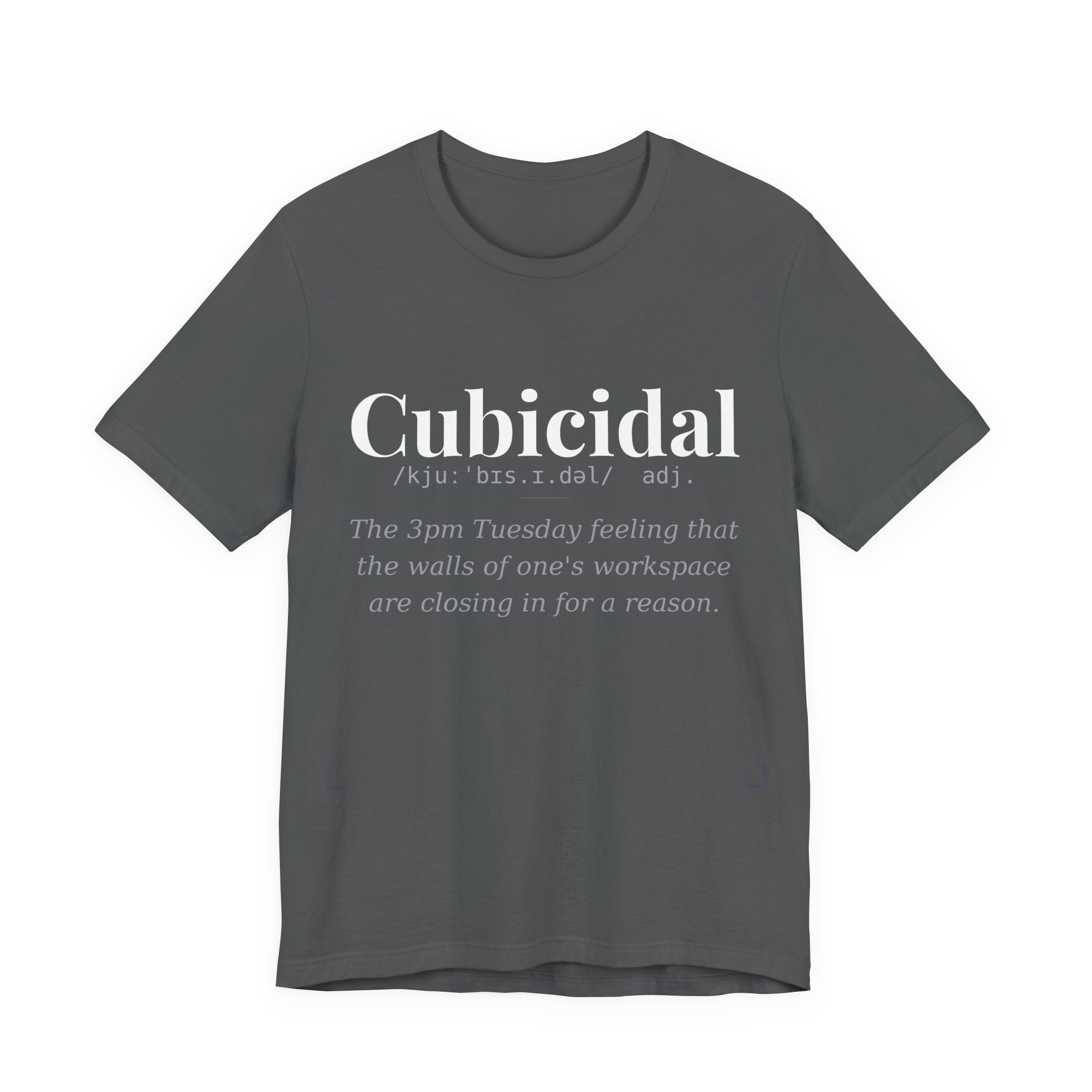 Cubicidal, Dark Definitions Tee
